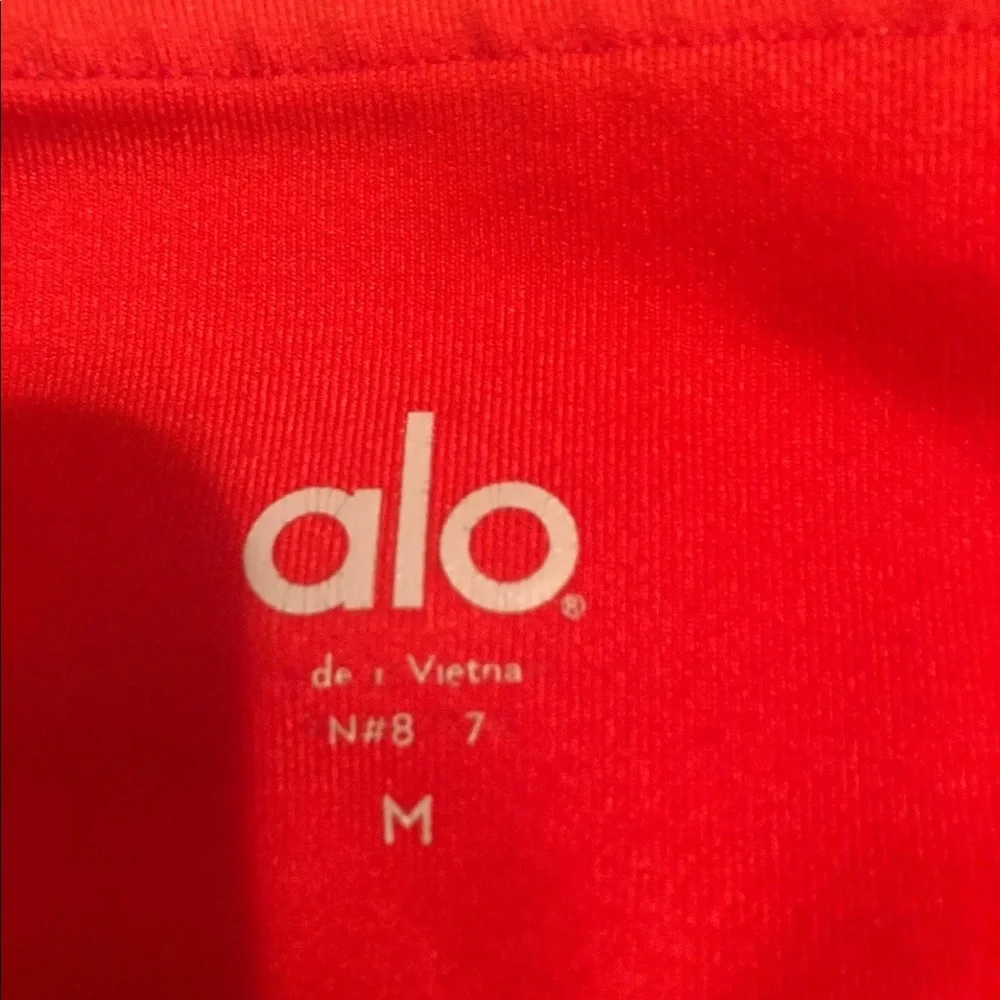 ALO Yoga Red High-Rise Leggings